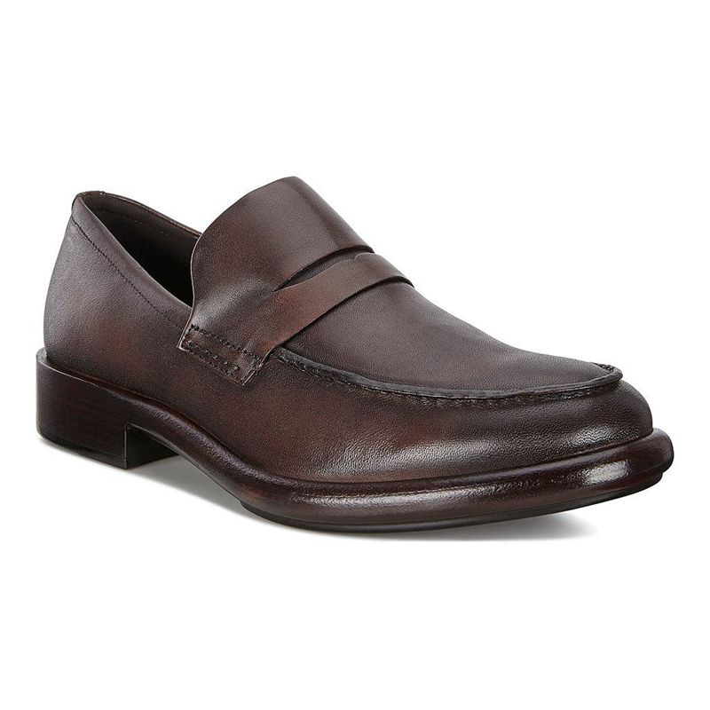 Men Business Ecco Vitrus Artisan I - Dress Brown - India SLNYRD764